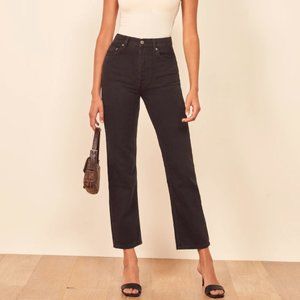 Reformation Cynthia High Rise Straight Jeans